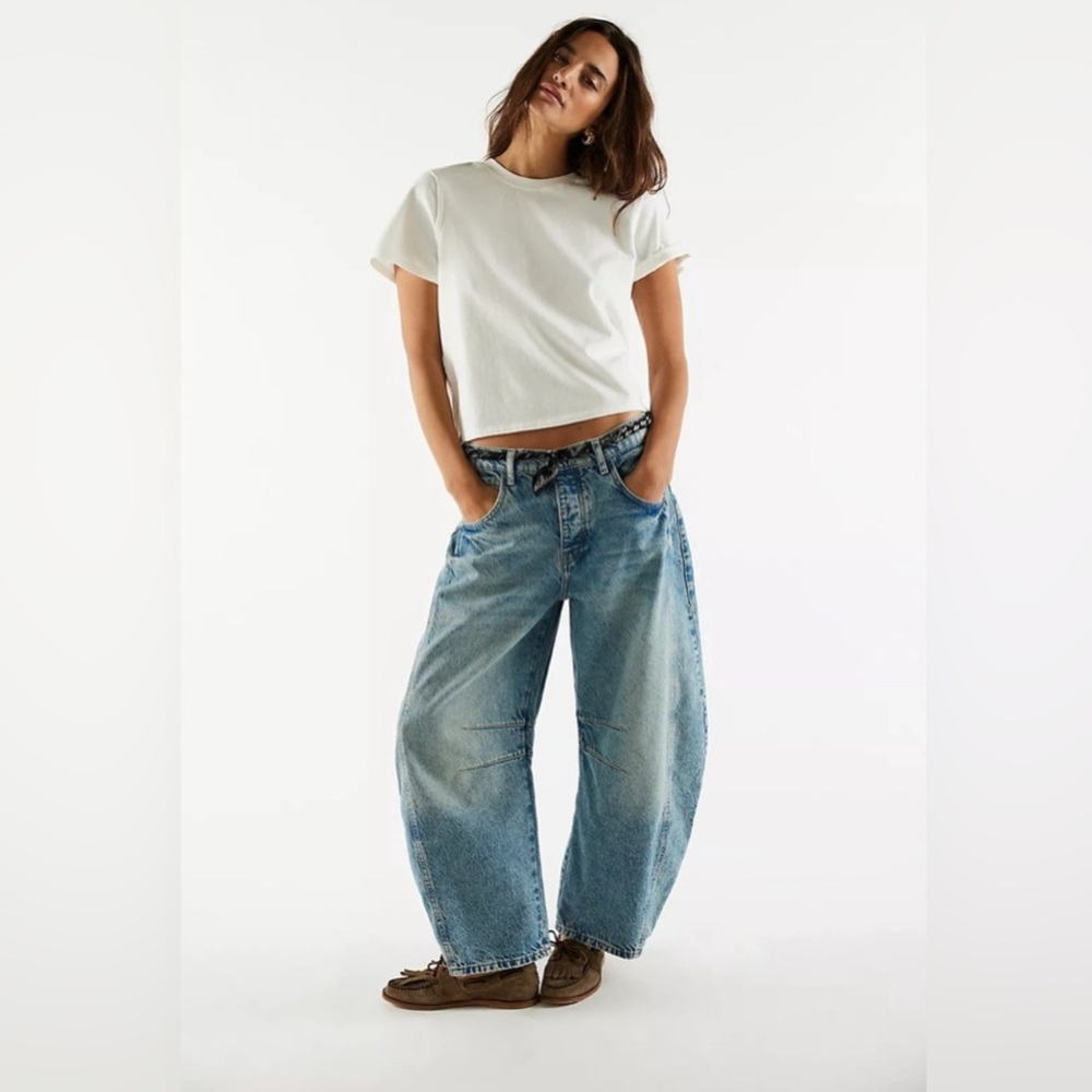 Free PEOPLE Women's Blue Jeans